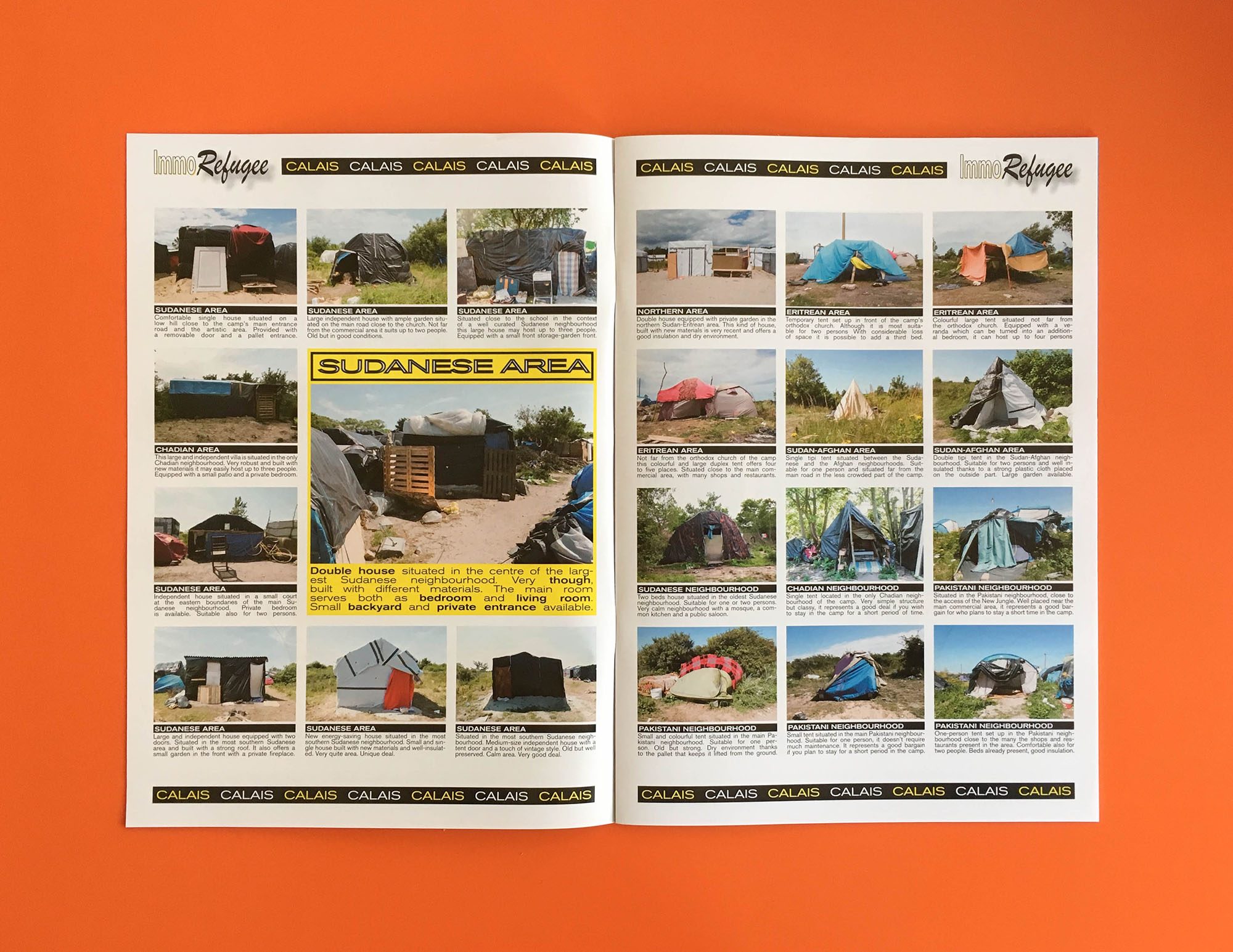 Spread: listings for the Sudanese area